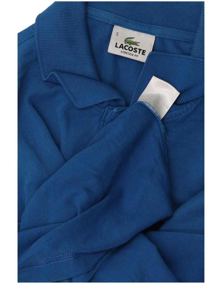 LACOSTE Polo Homme Taille 5 Grand Bleu Coton