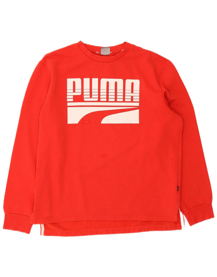 Puma Sweat-Shirt Graphic Homme Rouge Moyen