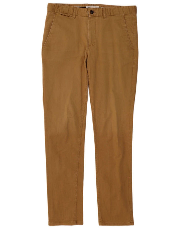 Zara Pantalon Chino Slim Homme EU 40 Moyen W31 L31 Beige