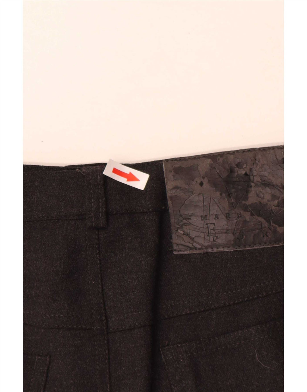 Marella Mini jupe femme UK 10 Small W28 laine noire