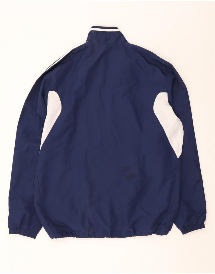 Adidas Veste de survêtement pour homme Taille L Bleu marine Colorblock Polyester