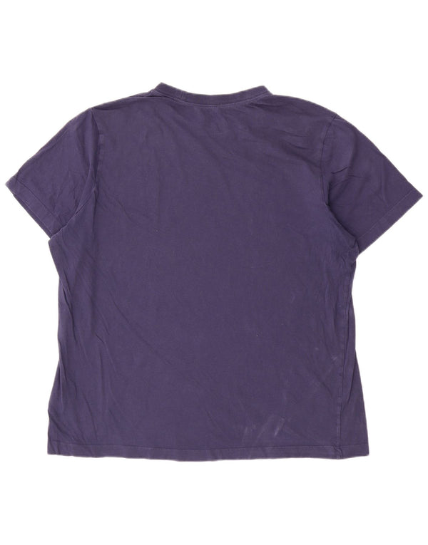 Nike T-Shirt Homme Top XL Bleu Marine Coton