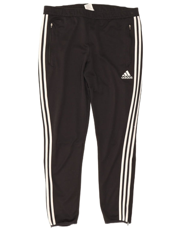 Adidas Pantalon de survêtement Climacool pour homme Large Noir Colorblock Polyester