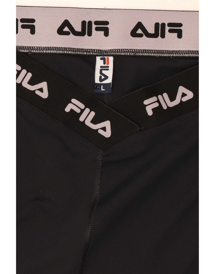 Fila Leggings graphiques pour femmes UK 16 Large Noir