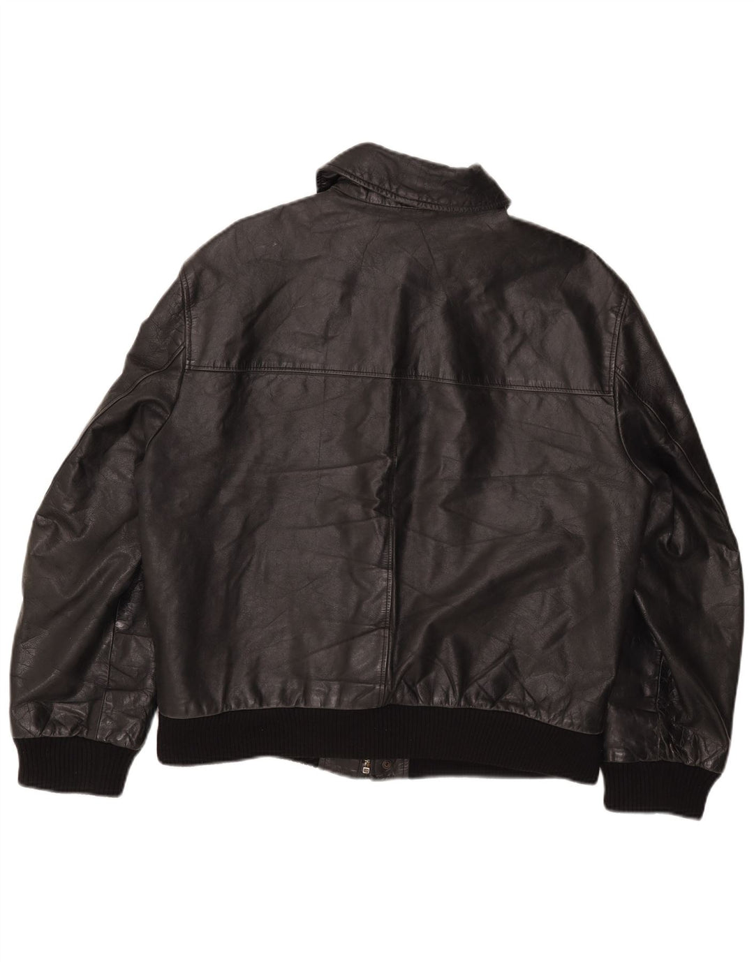 The Bridge Veste en cuir pour homme IT 50 Large Noir