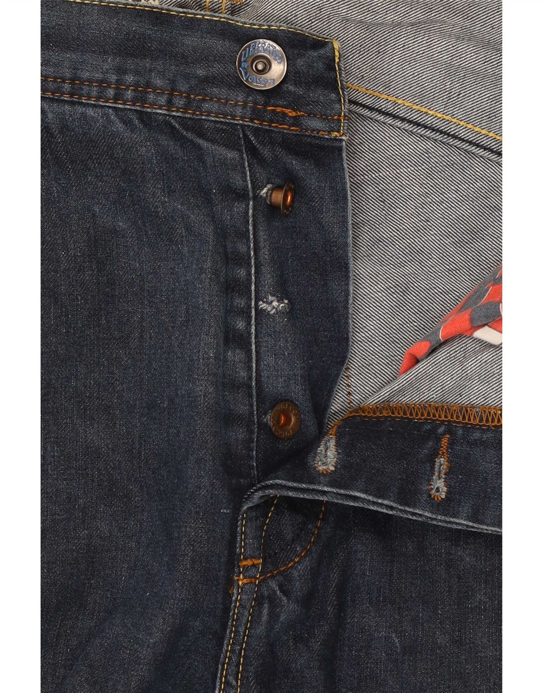 Volcom Jean droit homme W32 L31 bleu marine coton
