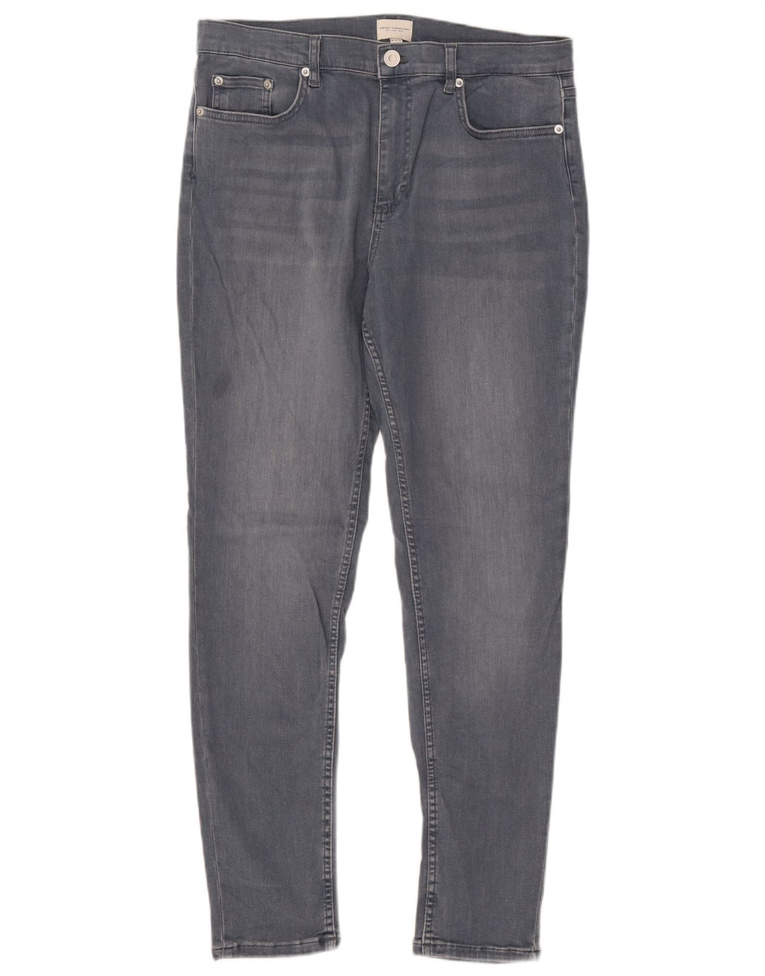 FRENCH CONNECTION Jean slim pour femme UK 16 Large W32 L29 Bleu Coton