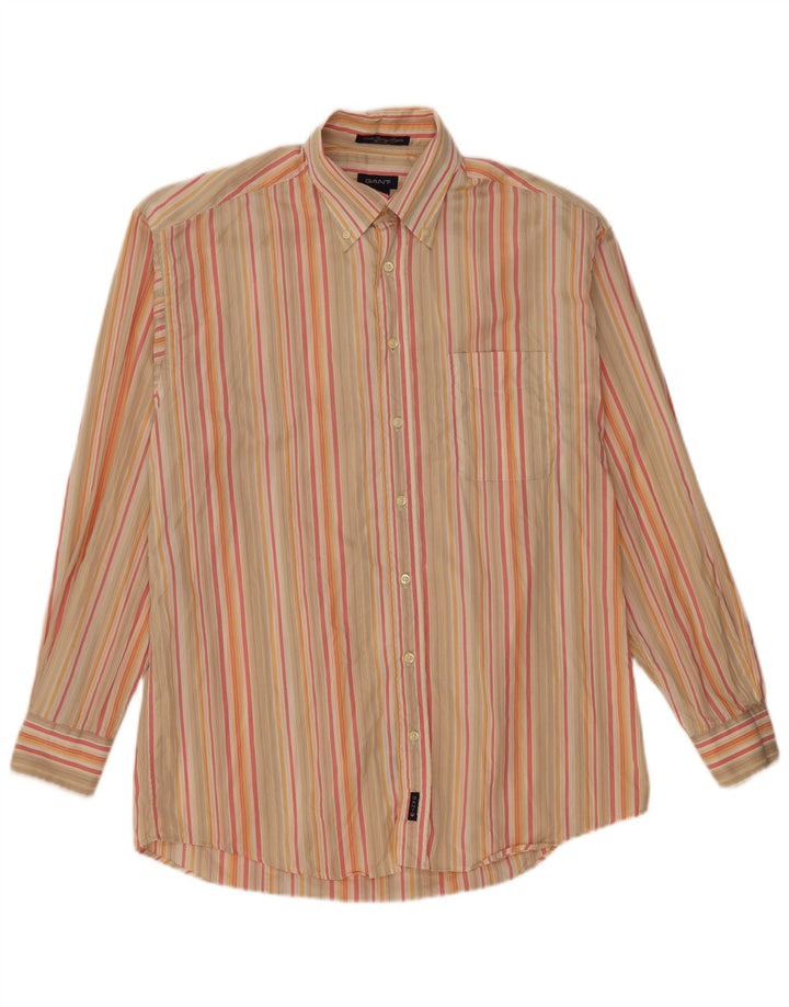 Gant Chemise Homme Large Coton Rayé Multicolore