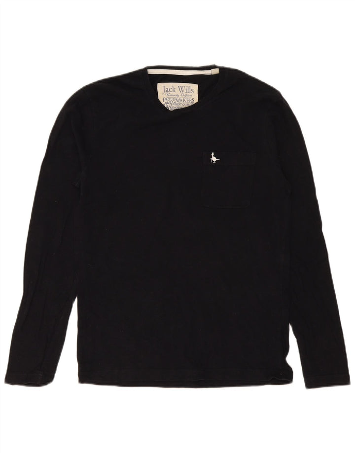 Jack Wills Haut Homme Manches Longues XS Noir Coton