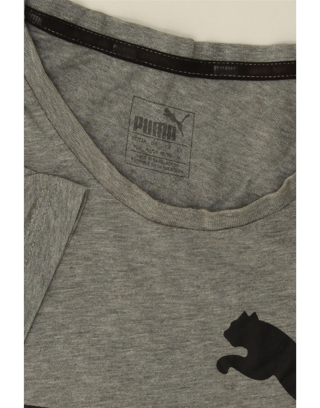 PUMA T-Shirt Graphique Homme Gris Moyen