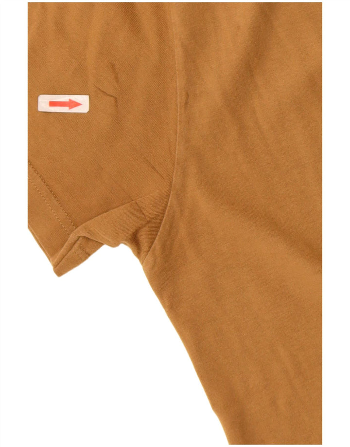 Russell Athletic T-shirt graphique pour homme en coton kaki moyen