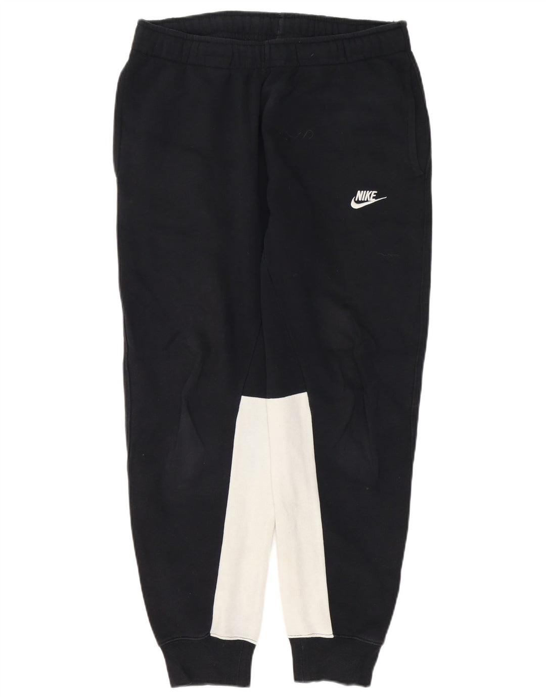 Nike Pantalon de survêtement pour homme en coton color block noir moyen