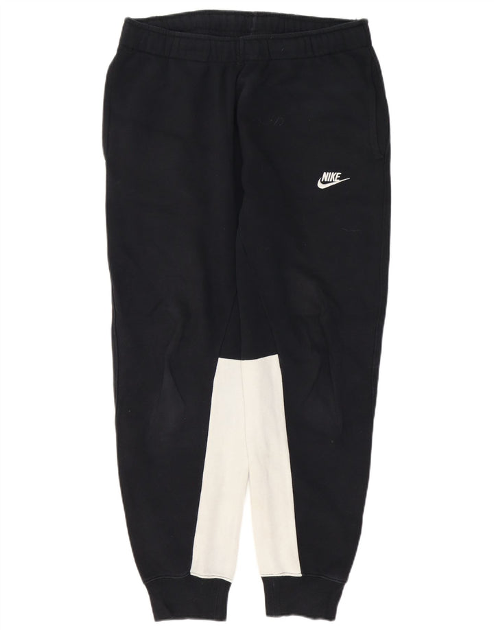 Nike Pantalon de survêtement pour homme en coton color block noir moyen