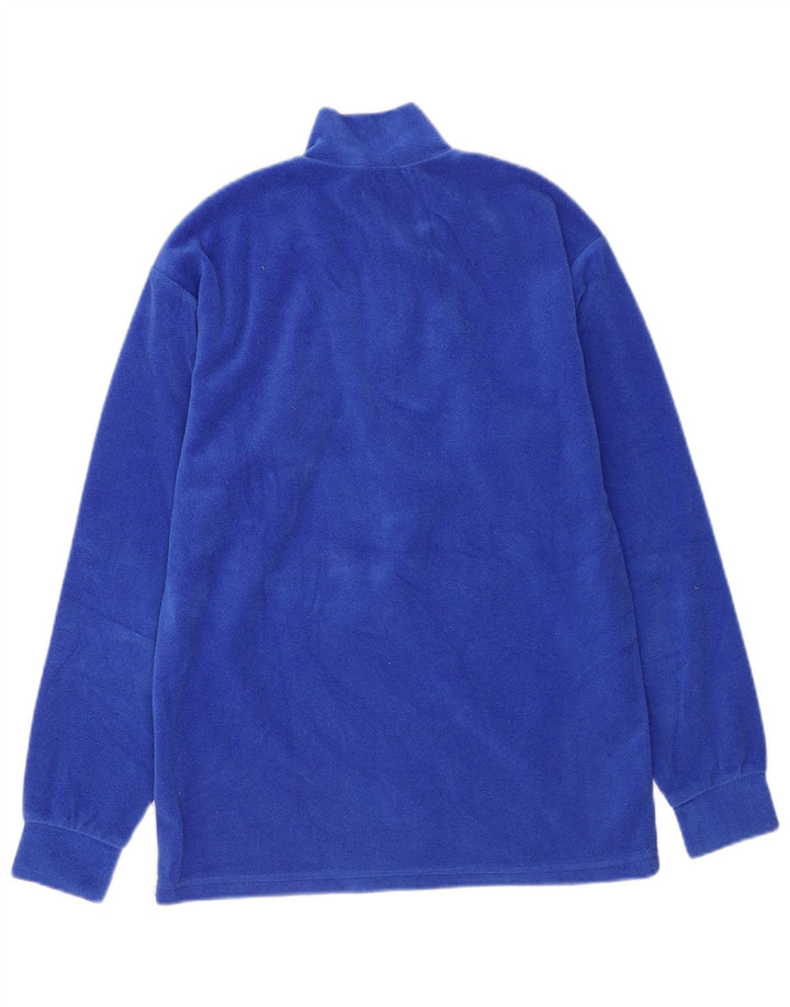 Fila Pull polaire à col zippé pour homme IT 46 Small Bleu