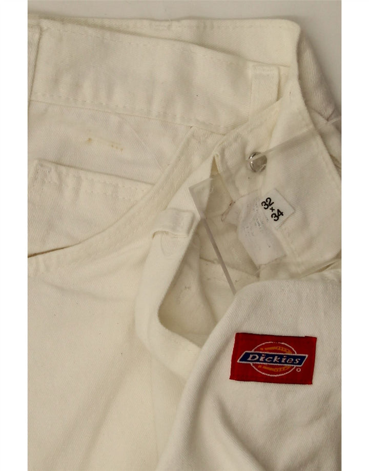 DICKIES Jean Cargo Droit Homme W32 L34 Blanc
