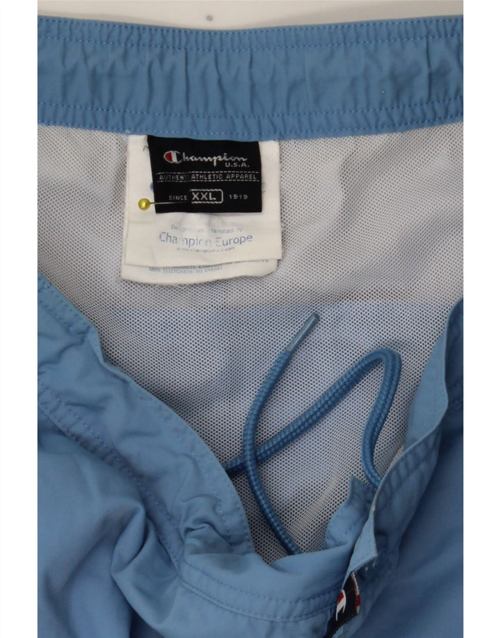 Champion Short de Bain Homme 2XL Bleu Colorblock Polyester