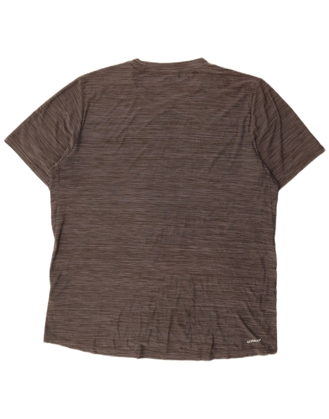 Adidas Hommes Aeroready T-Shirt Haut Grand Gris Moucheté Polyester