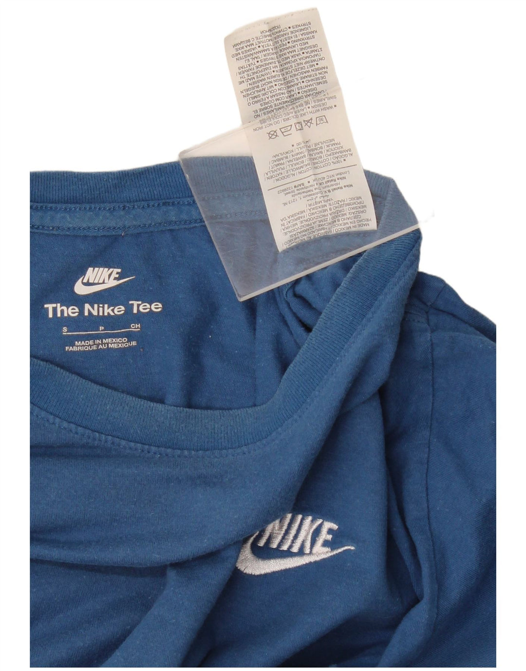 Nike Hommes The Tee T-Shirt Haut Petit Bleu Coton