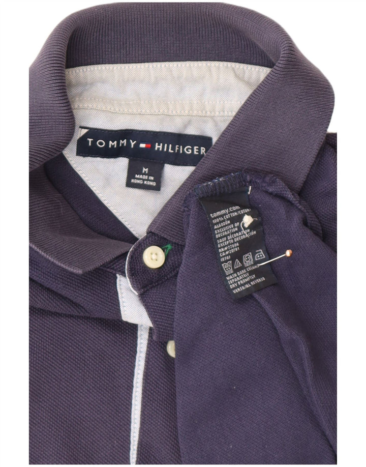 TOMMY HILFIGER Polo Homme Bleu Marine Moyen Coton