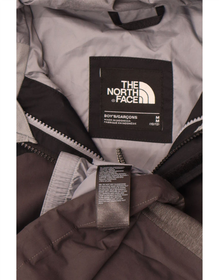 The North Face Veste de Pluie à Capuche Garçon 10-11 Ans Gris Moyen Polyester