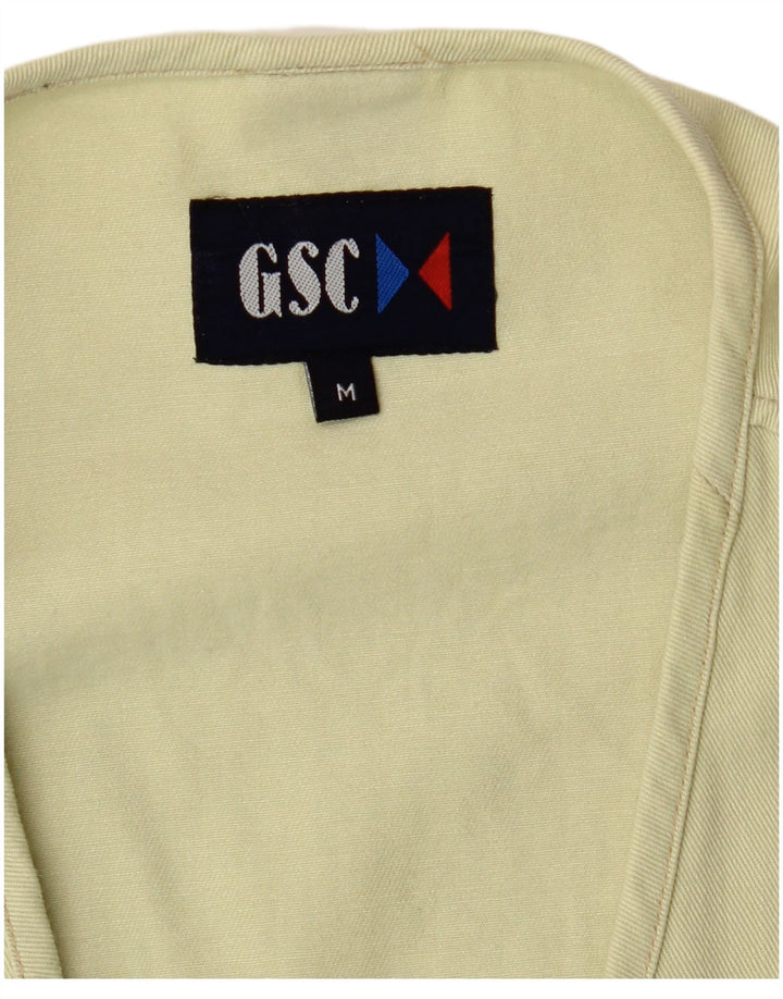 vintage Mens Utility Gilet UK 38 Vert Moyen