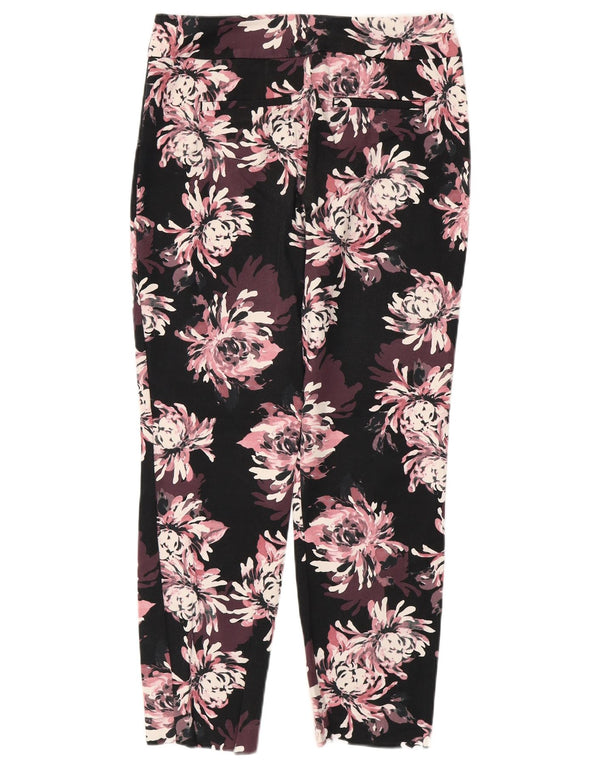Phase Eight Pantalon décontracté slim pour femme UK 12 Medium W32 L27 Noir Floral