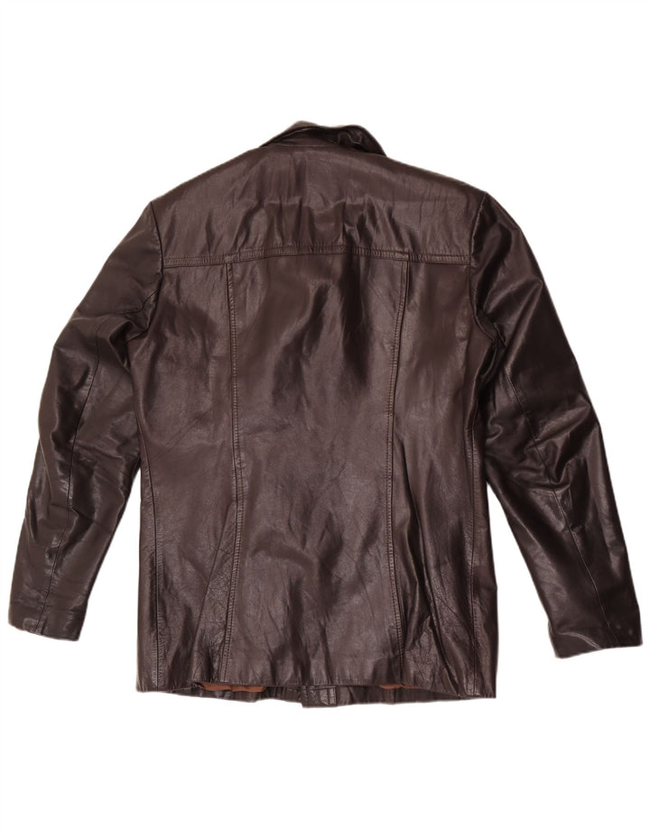 Esco Veste en cuir pour homme EU 52 XL Cuir marron
