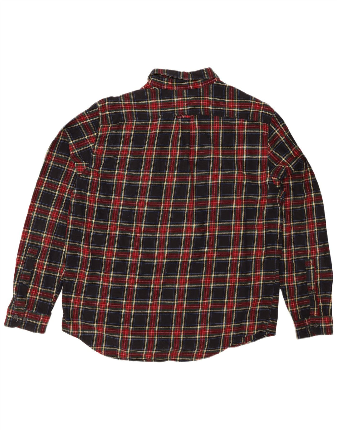 EDDIE BAUER Chemise Flanelle Homme XL Coton à Carreaux Multicolore