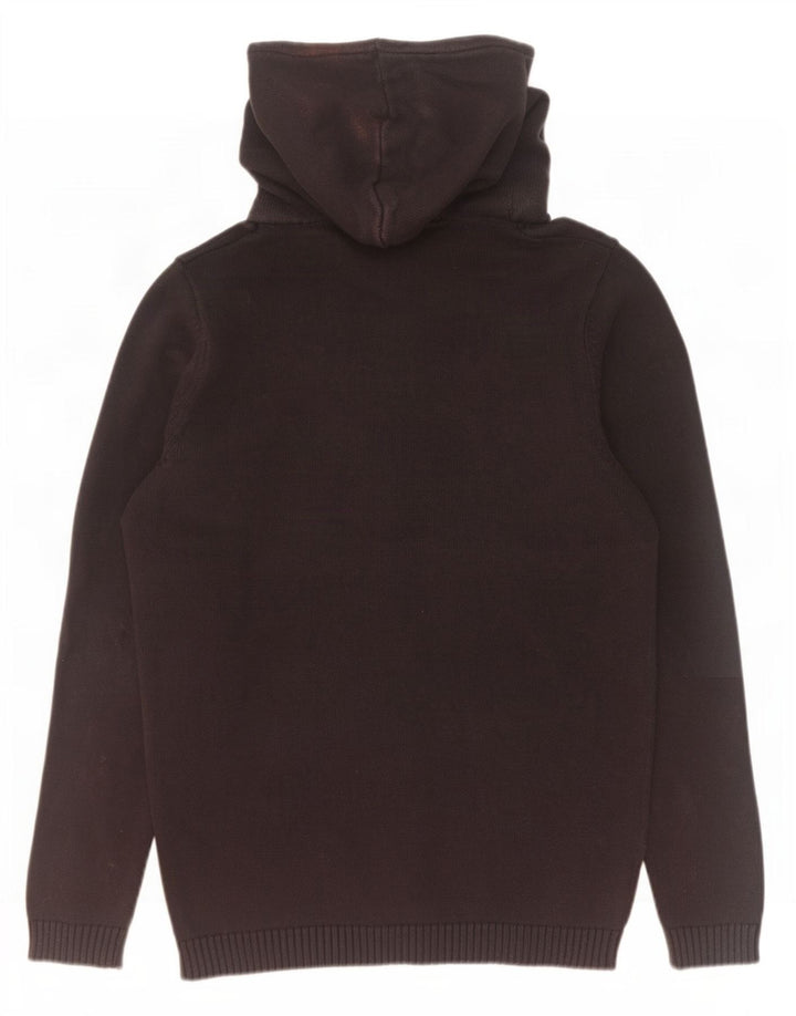 Jack & Jones Pull à capuche pour homme en coton noir Large