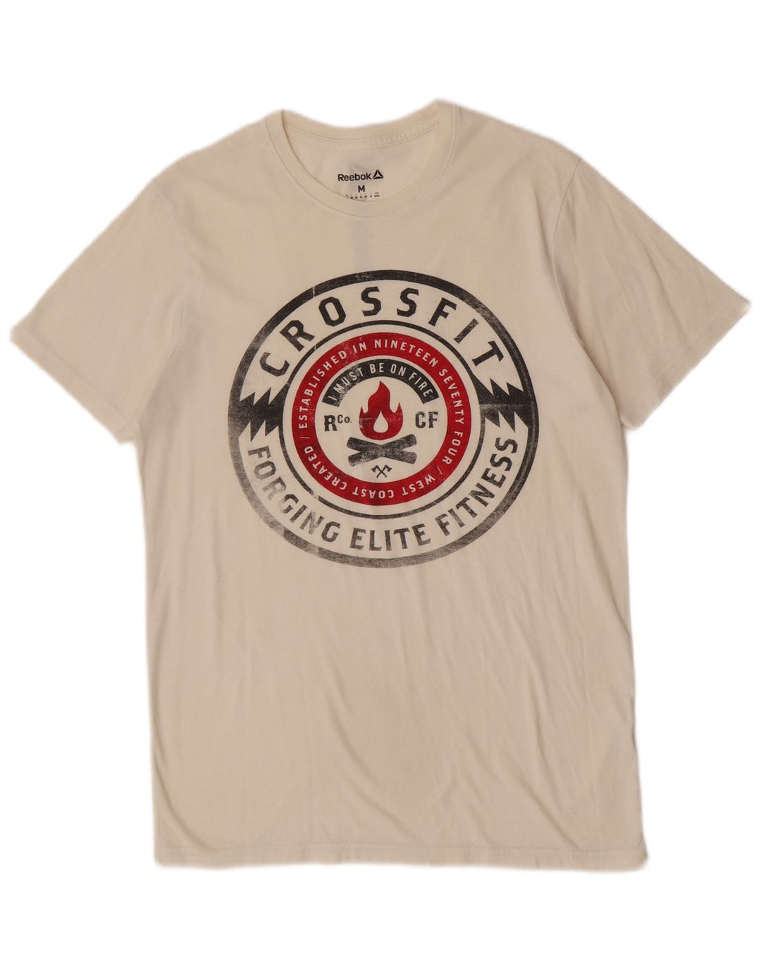 Reebok Tee-Shirt Graphic Homme Blanc Moyen