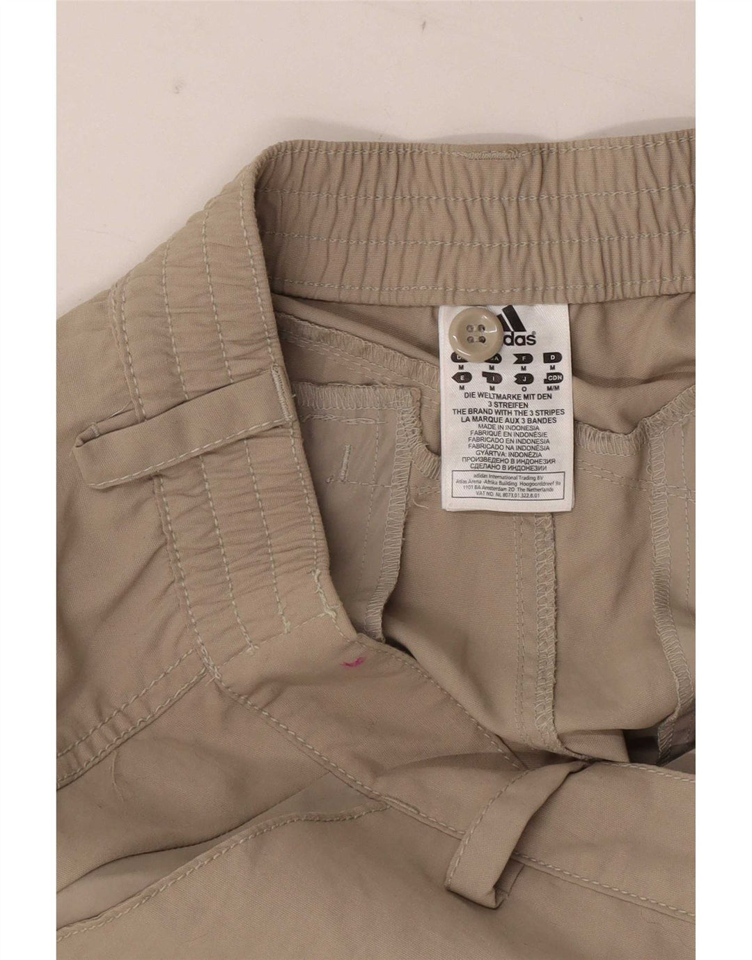 Adidas Pantalon graphique femme Medium W30 L30 Nylon marron