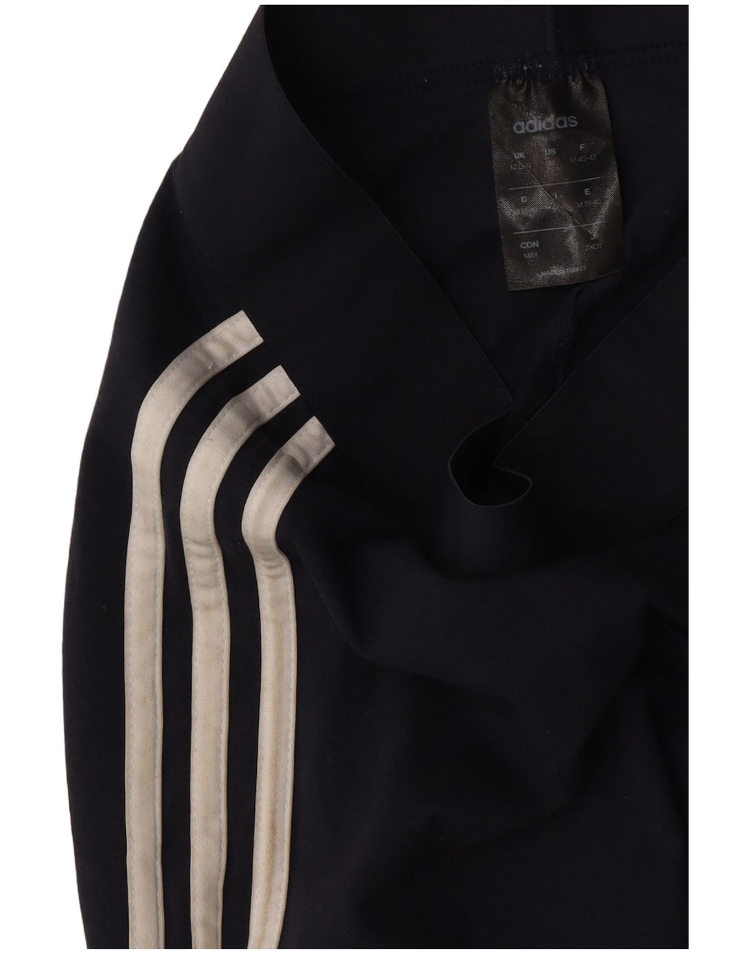 Adidas Leggings Femme UK 12/14 Bleu Marine Moyen