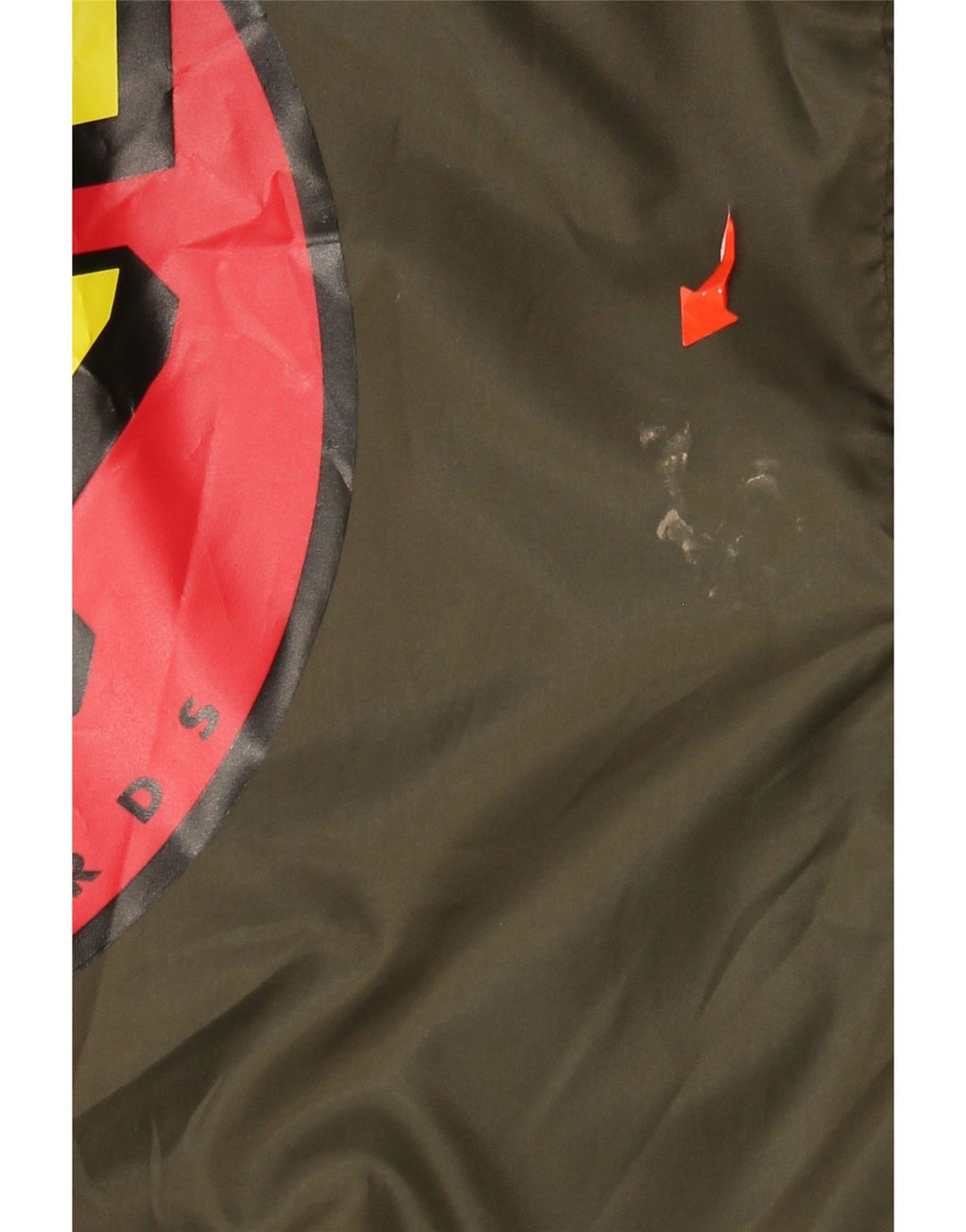 Santa Cruz Veste bomber à capuche graphique pour homme UK 40 Large Kaki Polyester