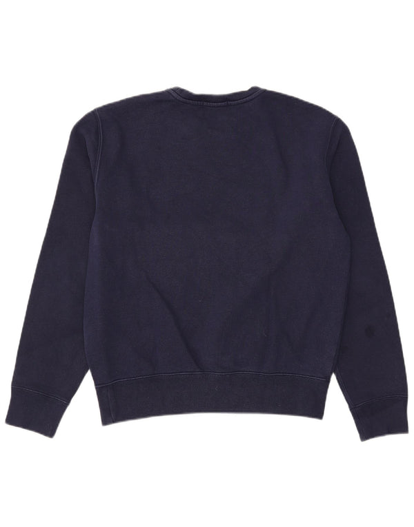 Polo Ralph Lauren Sweat-shirt surdimensionné pour femme UK 6 XS Bleu marine