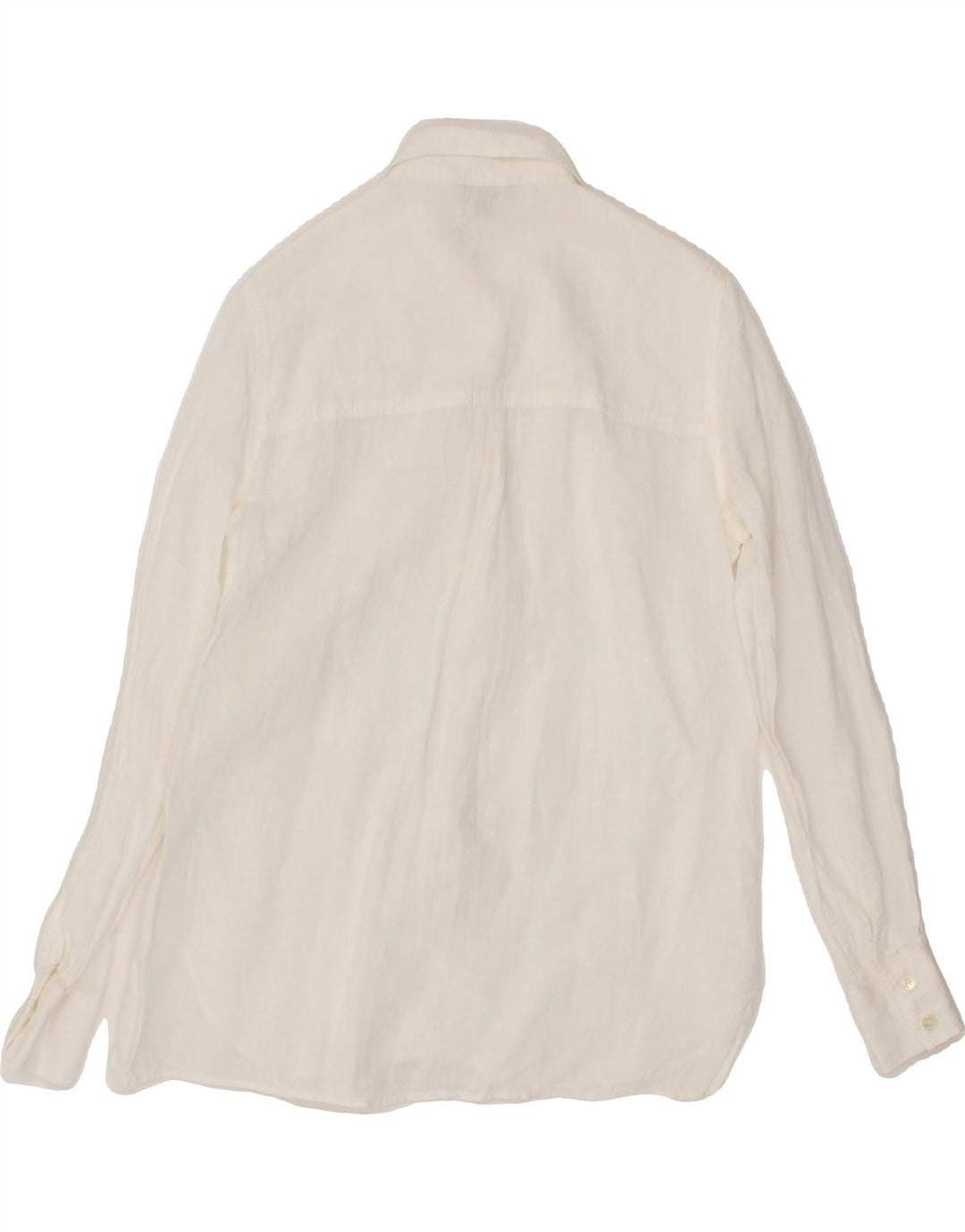 MASSIMO DUTTI Womens Shirt UK 2 XS White Vintage Massimo Dutti and Second-Hand Massimo Dutti from Messina Hembry 