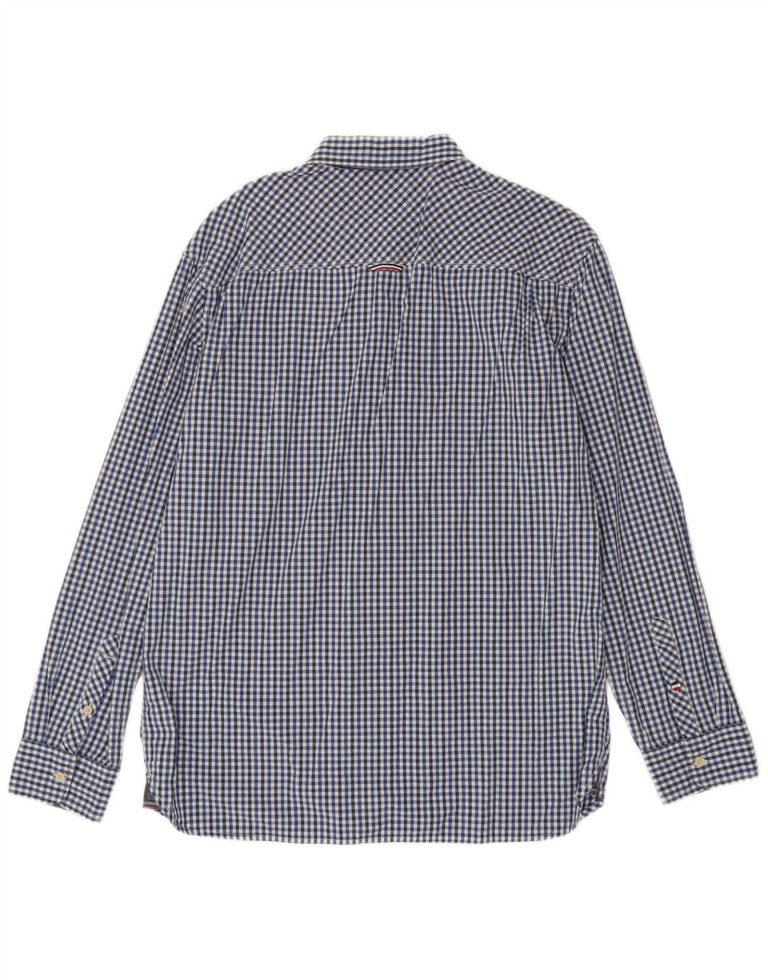 Tommy Hilfiger Chemise Regular Fit XL en coton vichy bleu pour homme