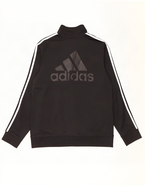 Adidas Veste de survêtement graphique pour garçon 13-14 ans XL Noir Polyester