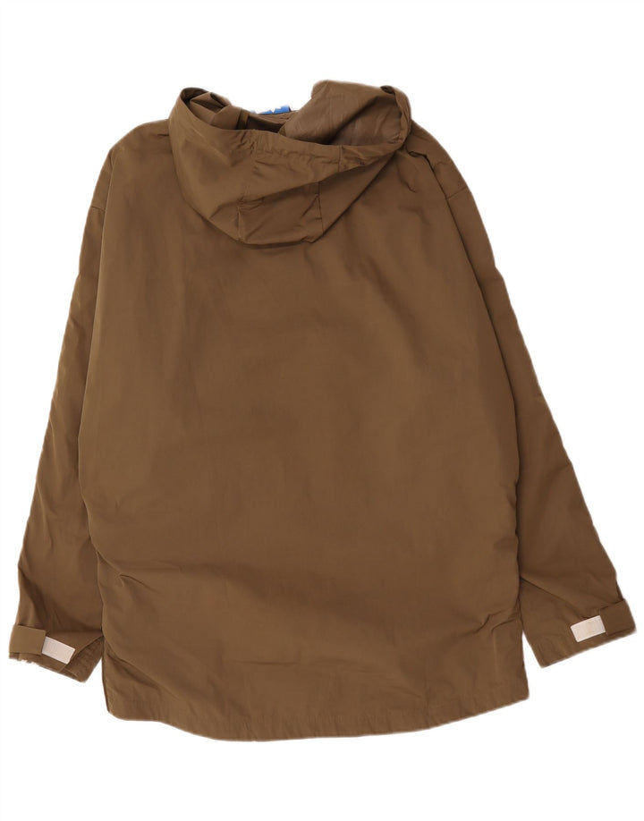 Adidas Veste de pluie à capuche pour homme UK 38 Kaki moyen Polyester