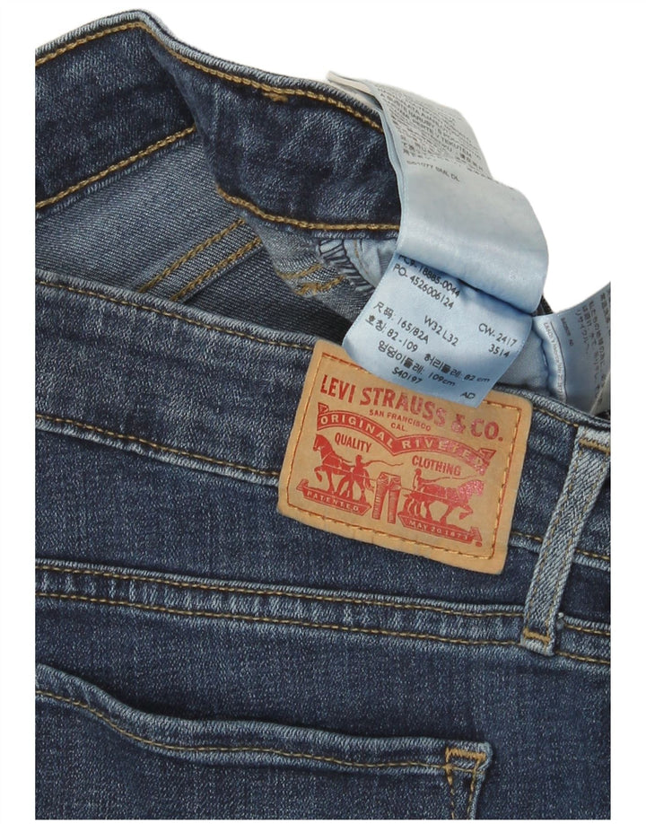 Levi's Jean Bootcut 715 Femme W32 L32 Bleu Marine Coton