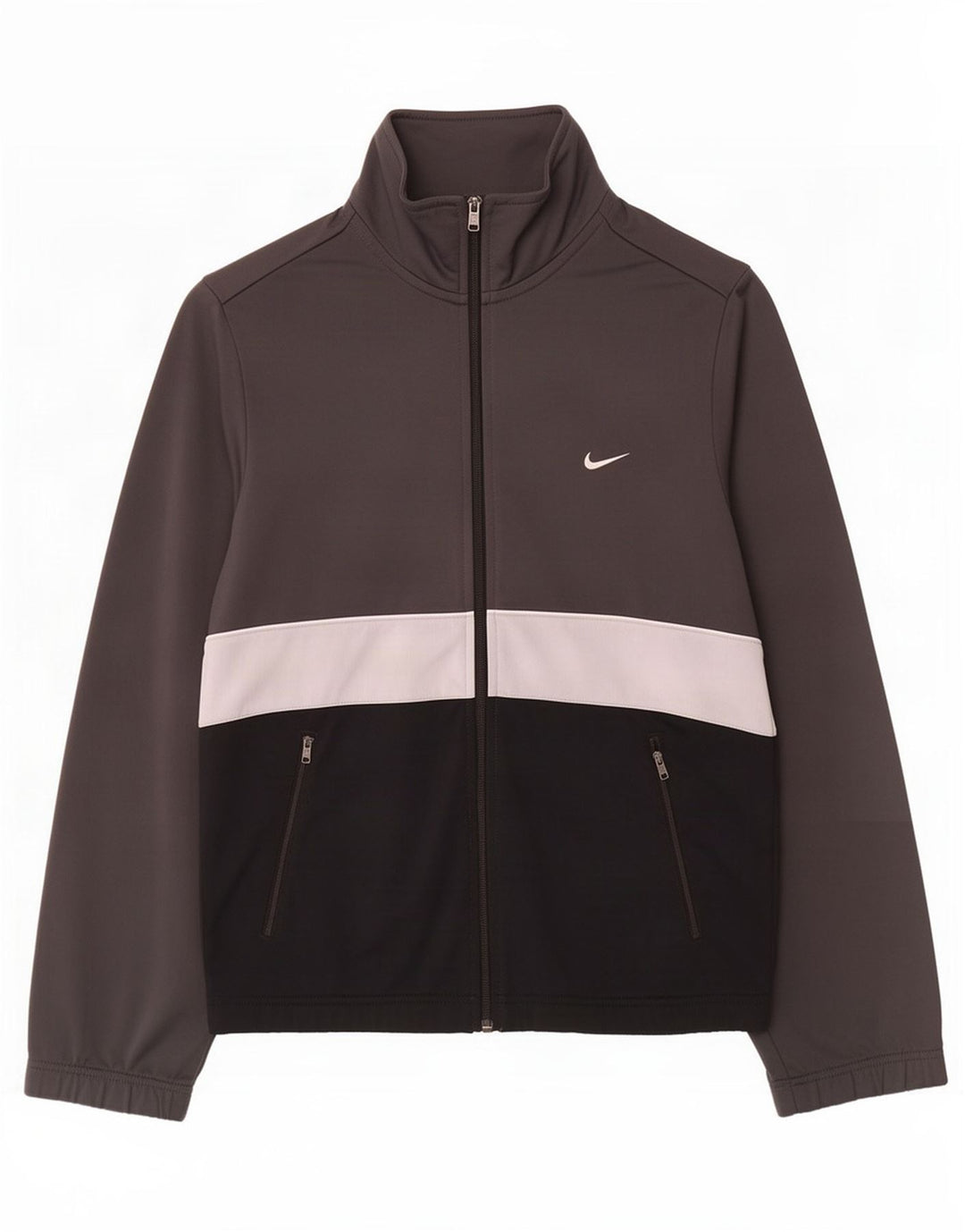 Nike Veste de survêtement pour homme Taille S Gris Colorblock Polyester