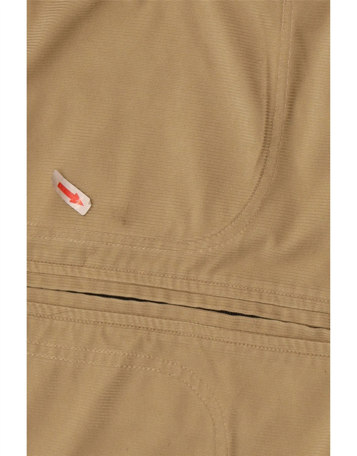 Brugi Veste en velours côtelé pour homme UK 40 Large Beige Colourblock Polyester