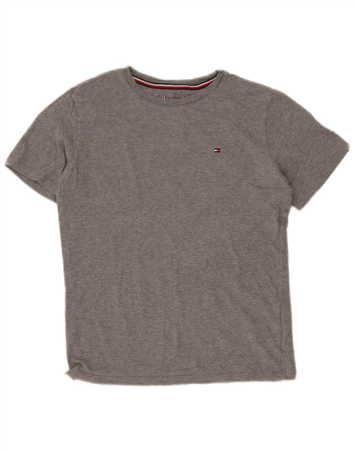 TOMMY HILFIGER T-Shirt Garçon 13-14 ans Gris Coton