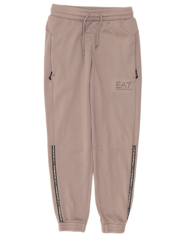 Pantalon de survêtement graphique Emporio Armani Homme Joggers XS Gris Polyester