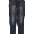 Zara Femme Jean Slim EU 38 Small W28 L32 Bleu Coton