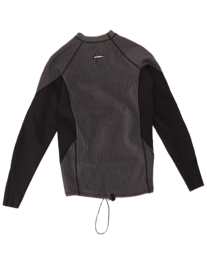 O'Neill Haut à manches longues pour femme UK 44 Large Gris Colorblock Nylon