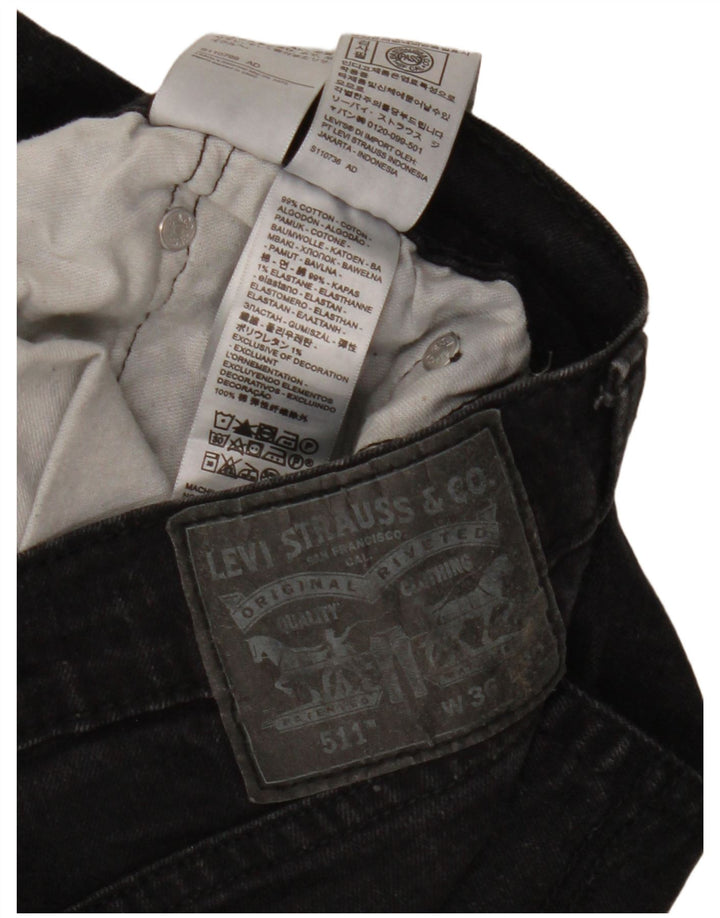 Levi's Jean Slim 511 Homme W36 L32 Noir Coton