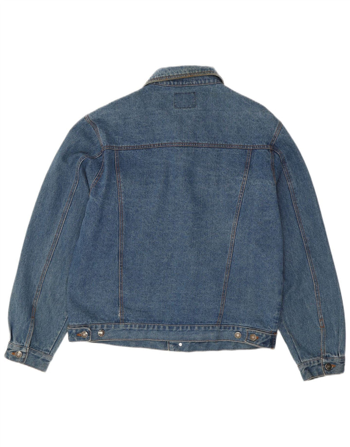 veste en denim homme vintage UK 42 XL Bleu Coton Classique