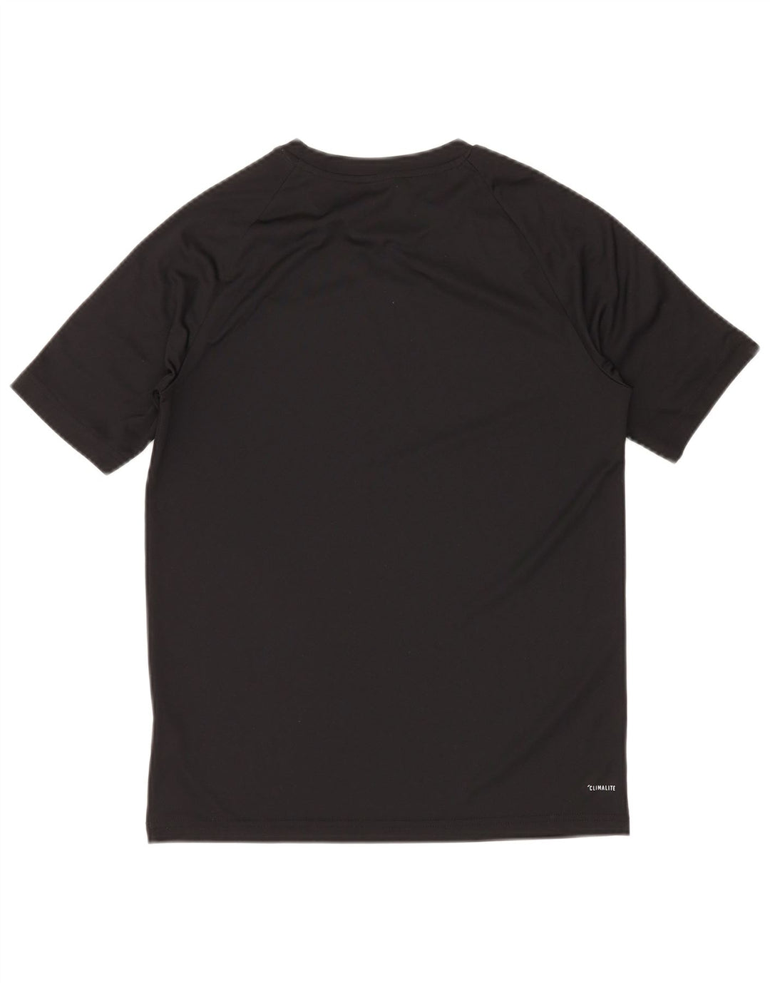 ADIDAS Garçon Climalite T-Shirt Top 13-14 ans Noir Polyester