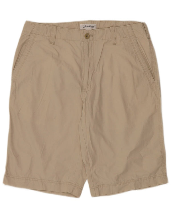 CALVIN KLEIN Short Chino Homme W32 Coton Beige Moyen