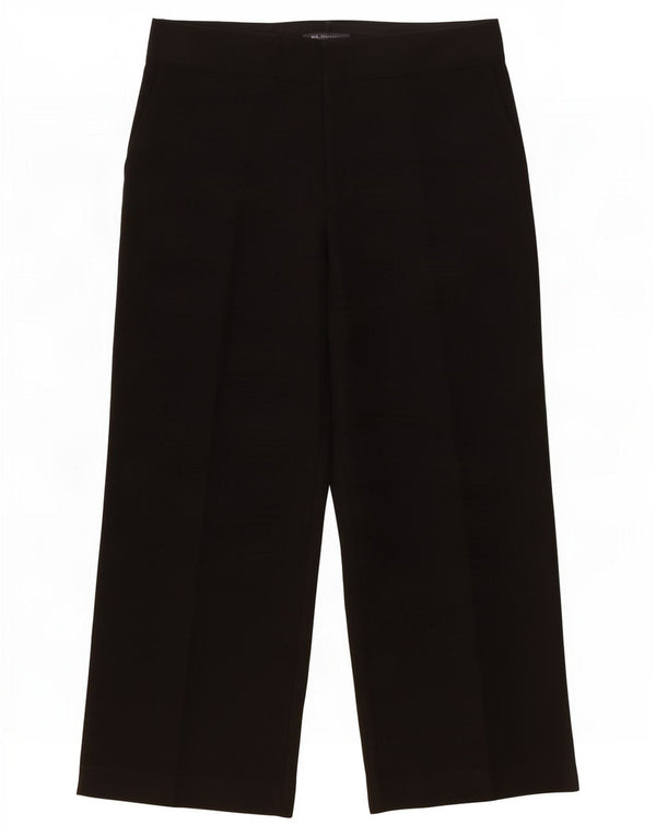 Marks & Spencer Pantalon chino large pour femme UK 16 Large W34 L29 Noir